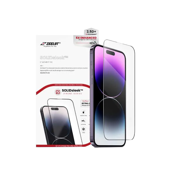 Cường lực Apple iPhone 15 series Zeelot Solidleek
