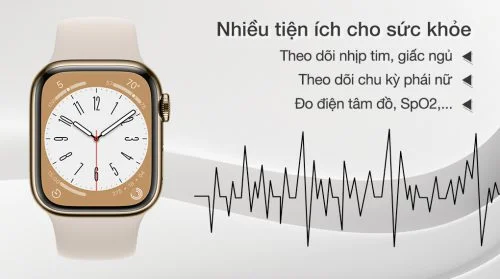 Apple Watch Series 8 GPS Viền Nhôm (LIKE NEW 99%)