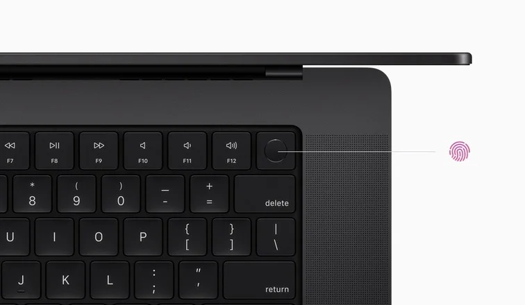 touch id trên macbook pro m3
