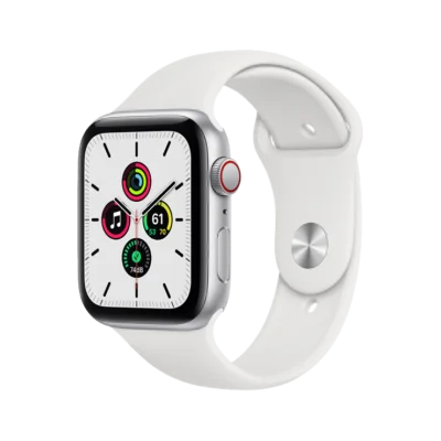 Đồng hồ thông minh Apple Watch Series 6 GPS + Cellular 40mm M06T3 Silver Stainless Steel Case with White Sport Band